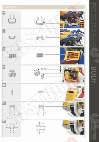 SH Studio PGU RX-78-2 Gundam Photo Etch Set SHME006PG