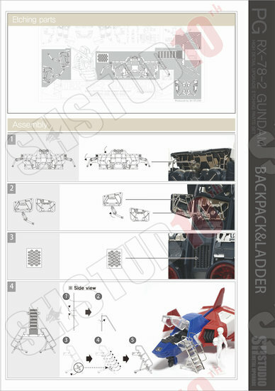 SH Studio PGU RX-78-2 Gundam Photo Etch Set SHME006PG