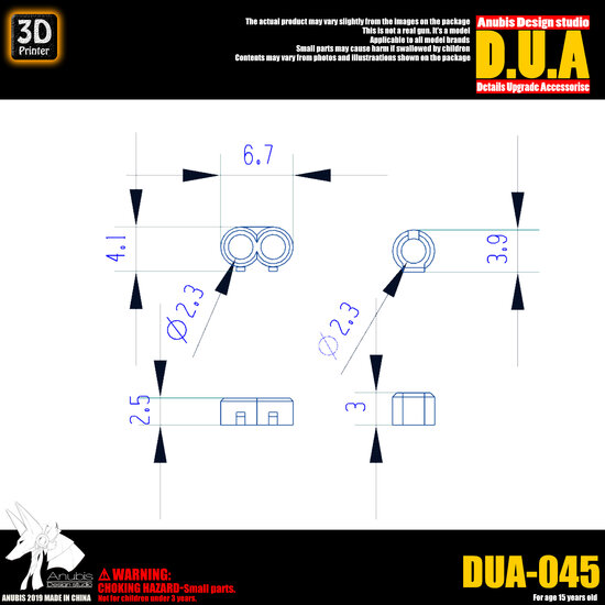 Anubis DUA-045 1/144 Power Cable Detail Upgrade Accessories 01