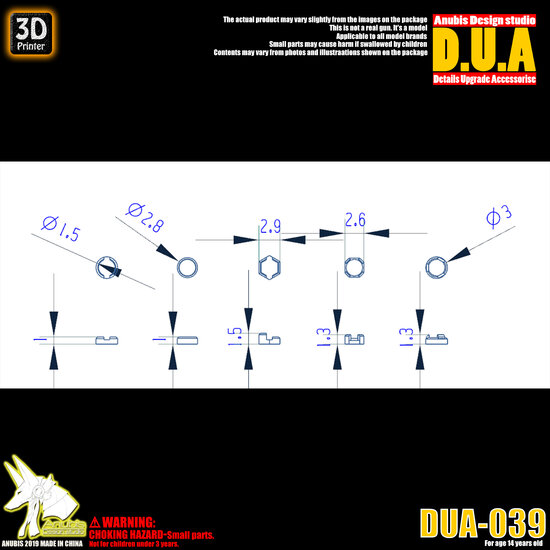 Anubis DUA-039 Gun Scope Detail Upgrade Accessories 01