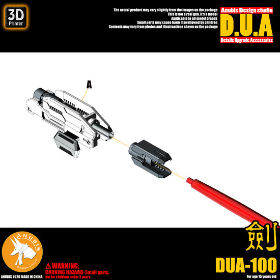 Anubis DUA-100 Gun Cannon Detail Upgrade Accessories