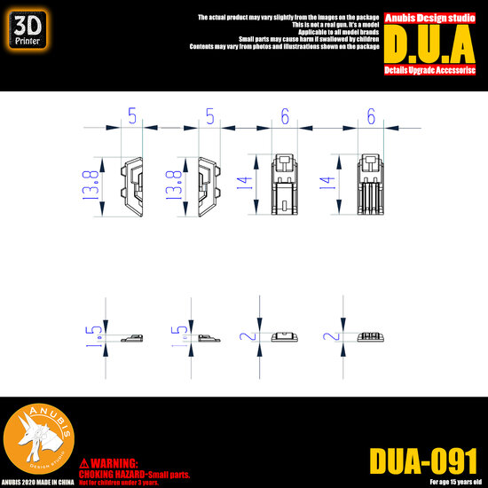 Anubis DUA-091 Detail Upgrade Accessories