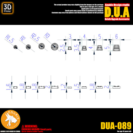 Anubis DUA-089 Thrusters Detail Upgrade Accessories