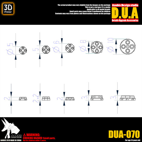 Anubis DUA-070 Gun Barrel Detail Upgrade Accessories 02