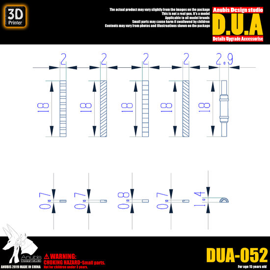 Anubis DUA-052 Detail Upgrade Accessories