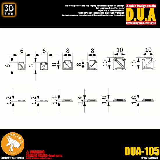 Anubis DUA-105 Detail Upgrade Accessories