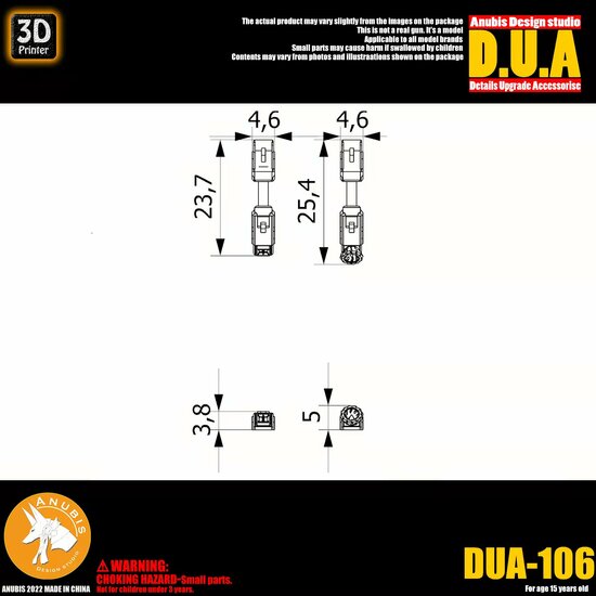 Anubis DUA-106 Detail Upgrade Accessories