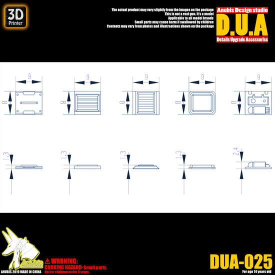 Anubis DUA-025 Detail Upgrade Accessories