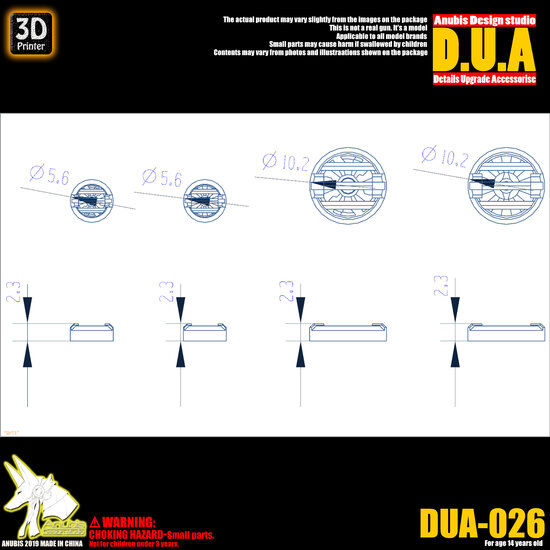 Anubis DUA-026 Detail Upgrade Accessories