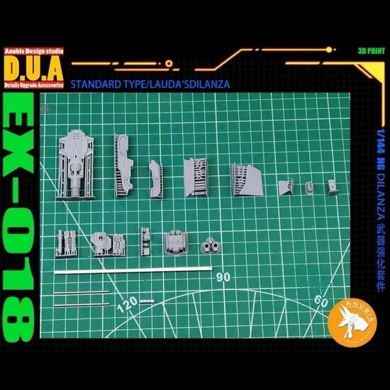 Anubis EX-018 HG Dilanza Axe Upgrade Parts