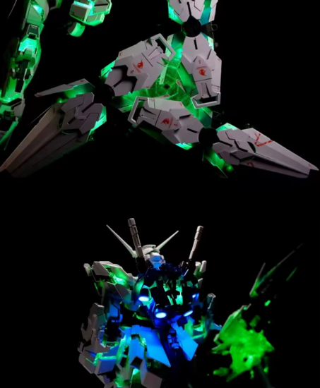 Kosmos PG Unicorn Final Battle Groen Full LED Set + Remote