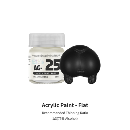 DSPIAE Acrylic Model Paints 10ml Mat Varnish AG-25