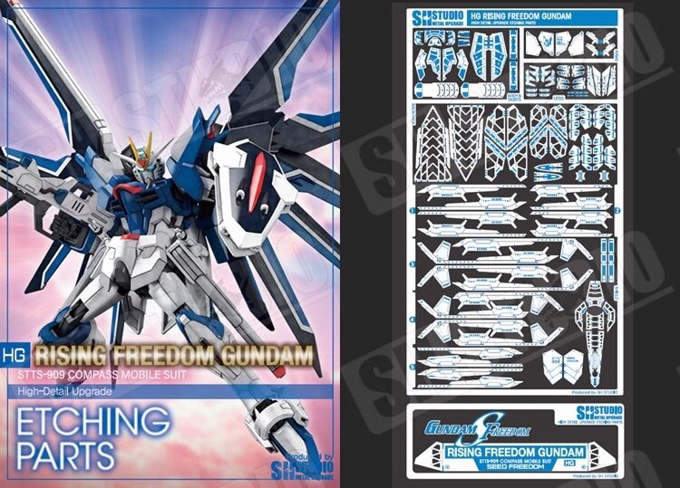 SH Studio HG Rising Freedom Gundam SHEU041 Photo Etch Set