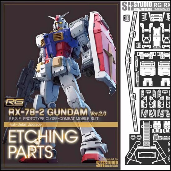 SH Studio RG RX-78-2 Gundam Ver.2.0 SHEU043 Photo Etch Set