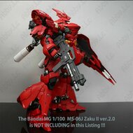 1/100 SuperG MG Sazabi Formania GMG Dress-up Kit