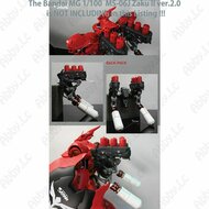 1/100 SuperG MG Sazabi Formania GMG Dress-up Kit