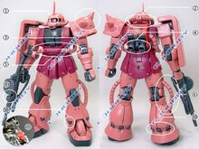 CJ Hobby MG Zaku II MS-06S Metal Set V3.0 10 Opties