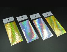 Sticker Holografisch Glad Zilver of Goud