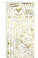 Easy Decal, Sticker 2366 MG MSN-06S Goud