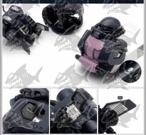 SH Studio MG MS-06R (1A/2) Zaku II Advanced Set SHEU022