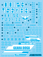 Delpi-Decal MG Geara Doga Lichtgevend