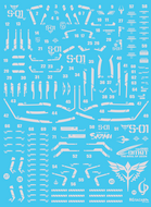 Delpi-Decal RG Sazabi Zilver Holo