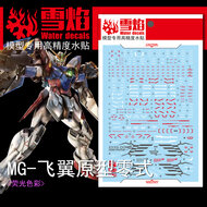 Flaming-Snow MG-72 Wing Gundam EW Fluorescerend