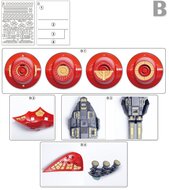 Cantonese-C Precut Tape voor Bandai HG Nightingale