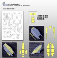 Cantonese-C Precut Tape voor AnchoreT-YJL MG Amazing exia