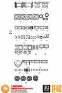 Anubis GP042 MG Zaku 2 Hi Mobility Type MS-06R-1A Detail Set