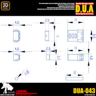 Anubis DUA-043 1/100 Hydraulische Buizen 01