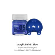 DSPIAE Acrylic Model Paints 10ml Blauw AG-05