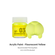 DSPIAE Acrylic Model Paints 10ml Fluorescerend Geel AF-03