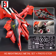 HD Model HG Nightingale Metal Set 16 Options + Photo Etch Blauw/Rood