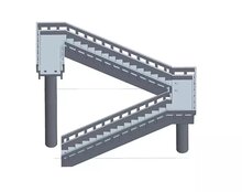 Mechanical Chain Nest Stairs